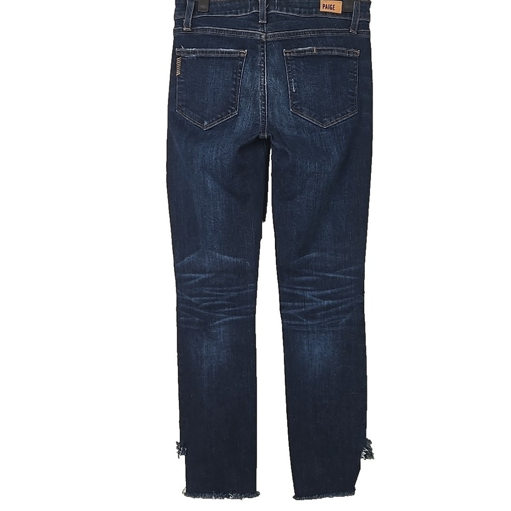 Paige Verdugo Cropped Women's Jeans Size 25 Anise Wash (26.5x25.5) - Picture 2 of 7